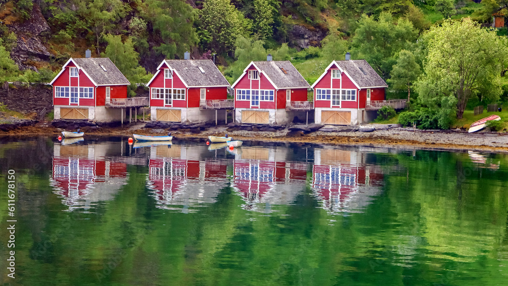 Obraz premium Flåm, Norway