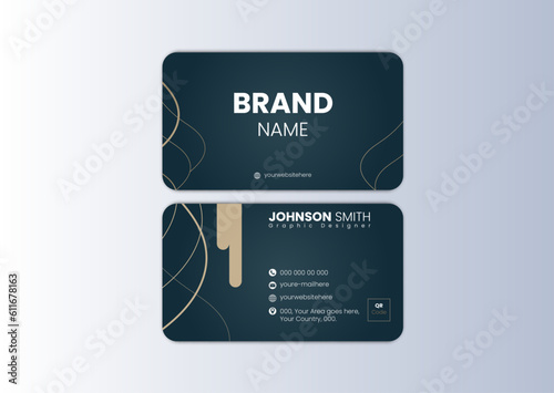Creative Vector business card template. 