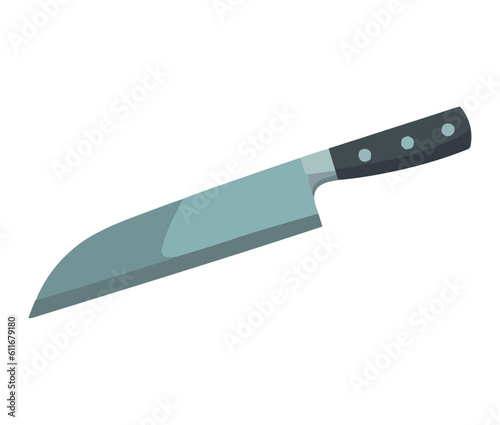 steel knife vector illustration