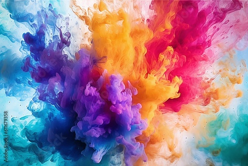 Colour Explosion 2 - Generative AI © ThomasJames