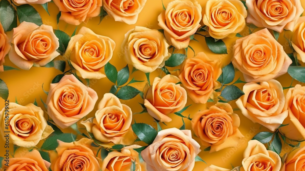 Pattern of flowers for wallpapers, flyers, banners, advertising, copy space Pattern of flowers for wallpapers, flyers, banners, advertising, copy space