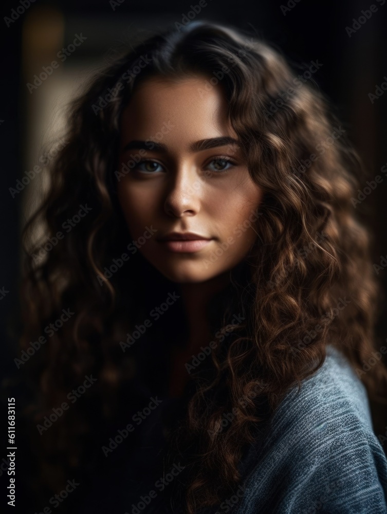 Portrait of a woman-Generative AI Portrait of a woman-Generative AI