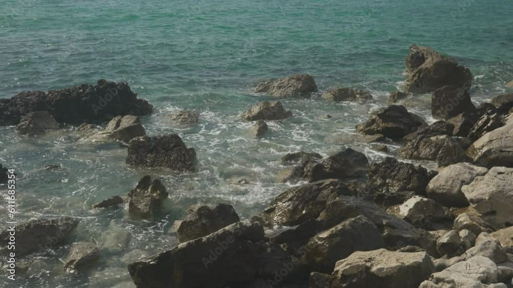 Adriatic sea near Sutomore on a clear day Adriatic sea near Sutomore on a clear day