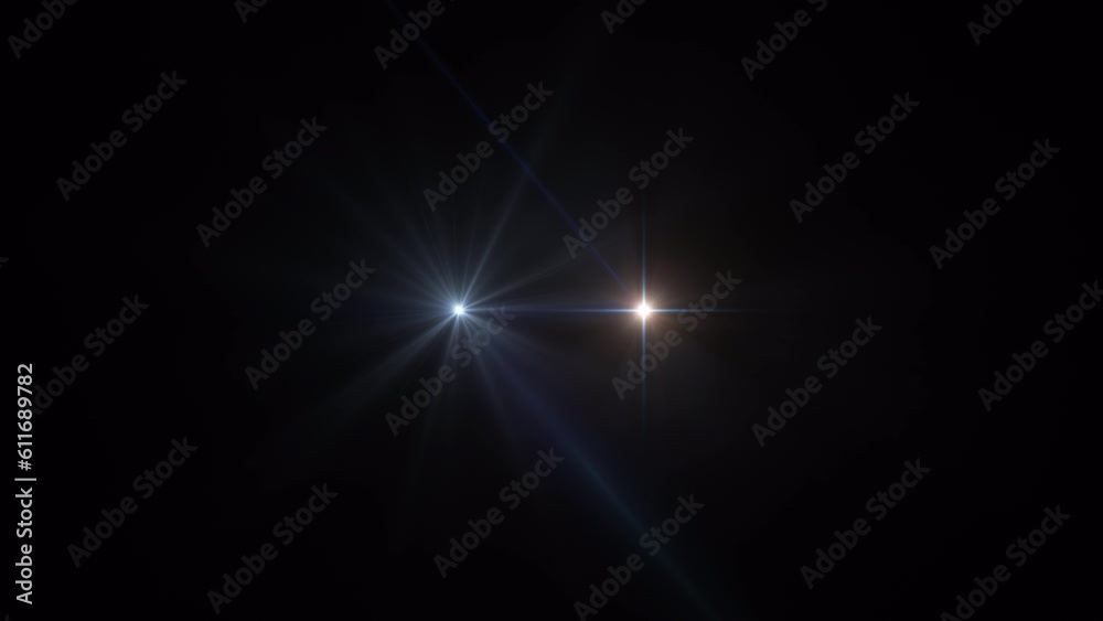 White and yellow glow light optical lens flares shiny animation set art moving animation abstract on black background White and yellow glow light optical lens flares shiny animation set art moving animation abstract on black background
