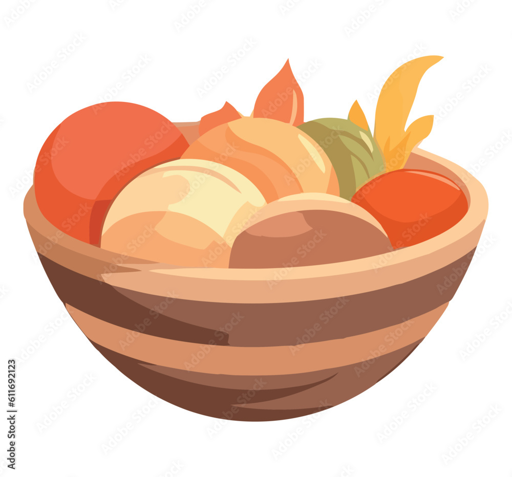Fresh organic vegetables and fruits in a basket Fresh organic vegetables and fruits in a basket