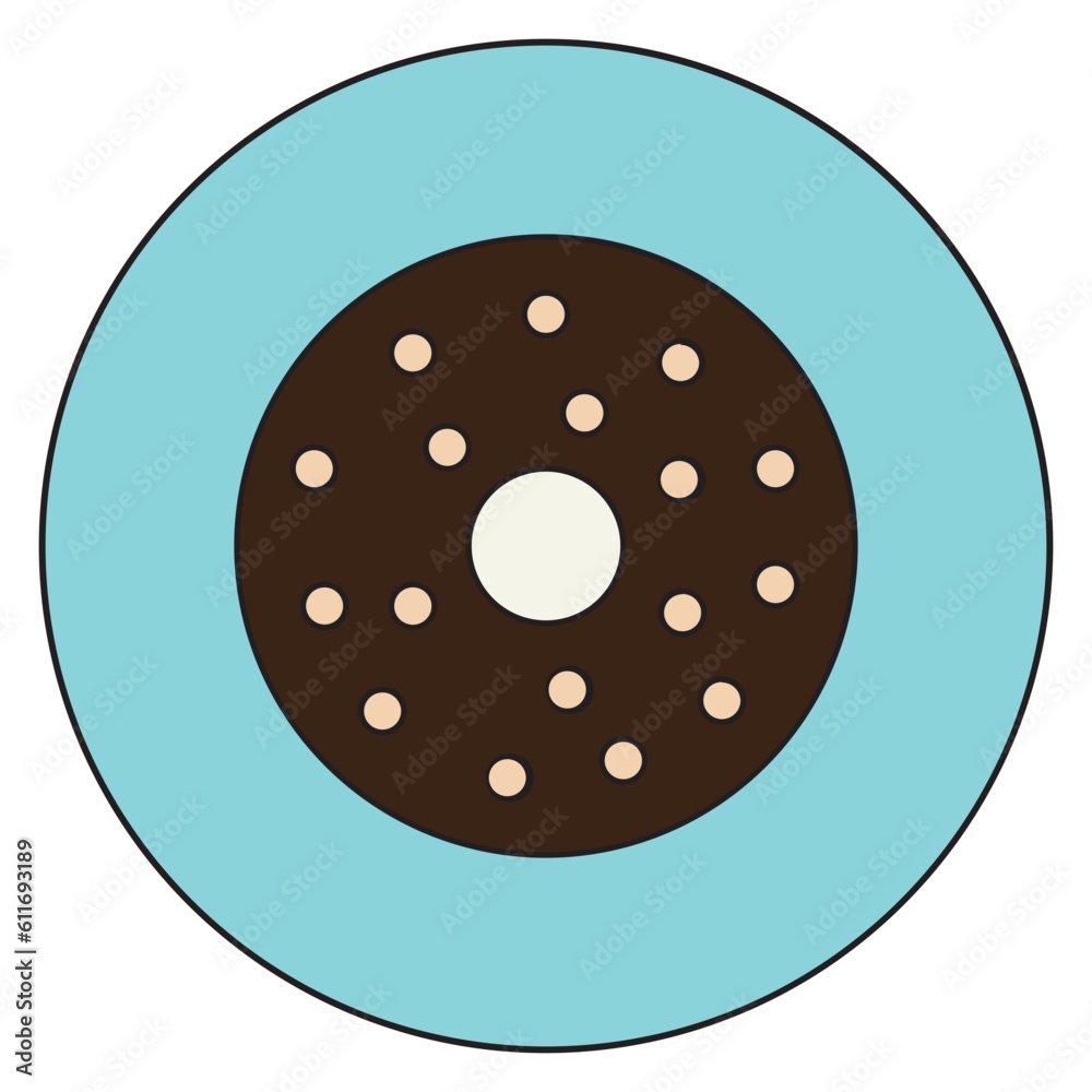 Fototapeta premium biscuits icon