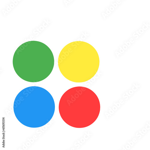 Color palette vector illustration