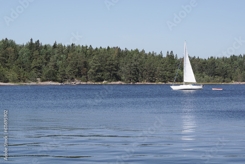 sailboat on the lake