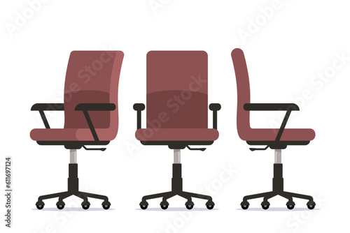 Fotografia Office chair in various points of view