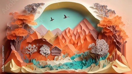 A Magical Village Where Dreams Come True, Delighting Visitors with Whimsical Charm, Enigmatic Forests, Spellbinding Creatures, and Joyful Festivals Underneath the Twinkling Stars, Ai Generated Image 