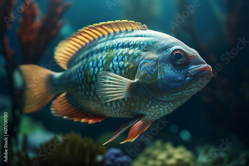 Beautiful sea fish. 