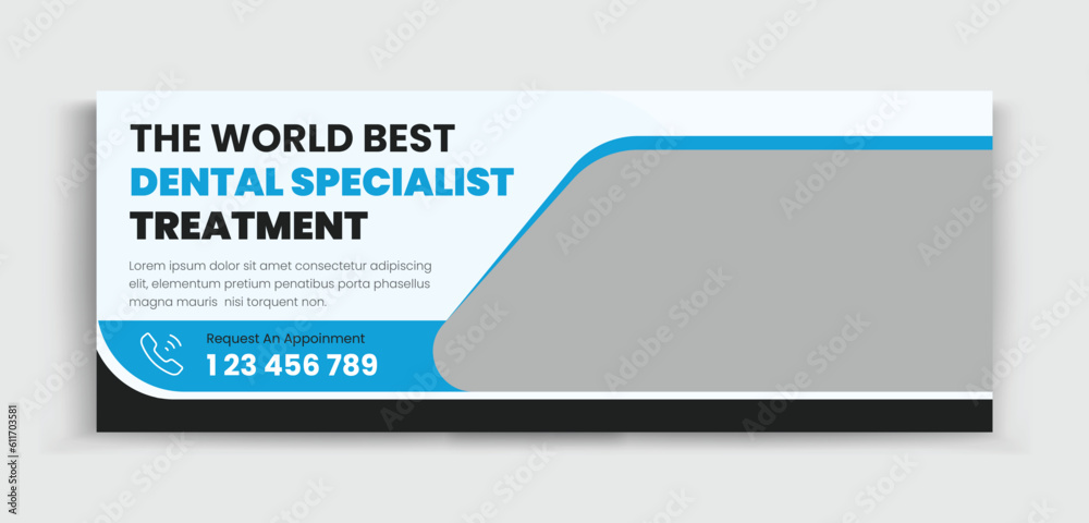 Medical and dental care timeline cover design template, hospital healthcare web social media post with cool green gradient color matching shape, conference banner template for medical student staff, Medical and dental care timeline cover design template, hospital healthcare web social media post with cool green gradient color matching shape, conference banner template for medical student staff,
