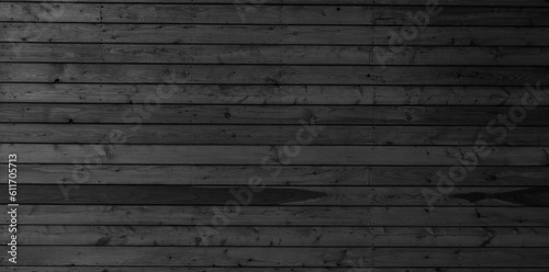 black floorboards with visible texture. background or texture