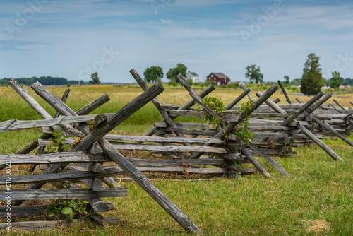 Wooden Fence at Gettysburg Field