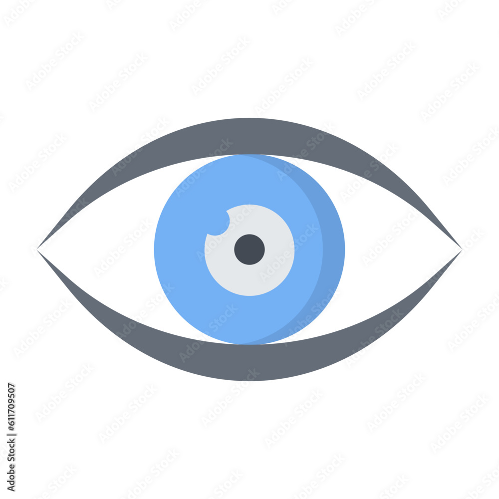 Cyber Eye Flat Icon Cyber Eye Flat Icon