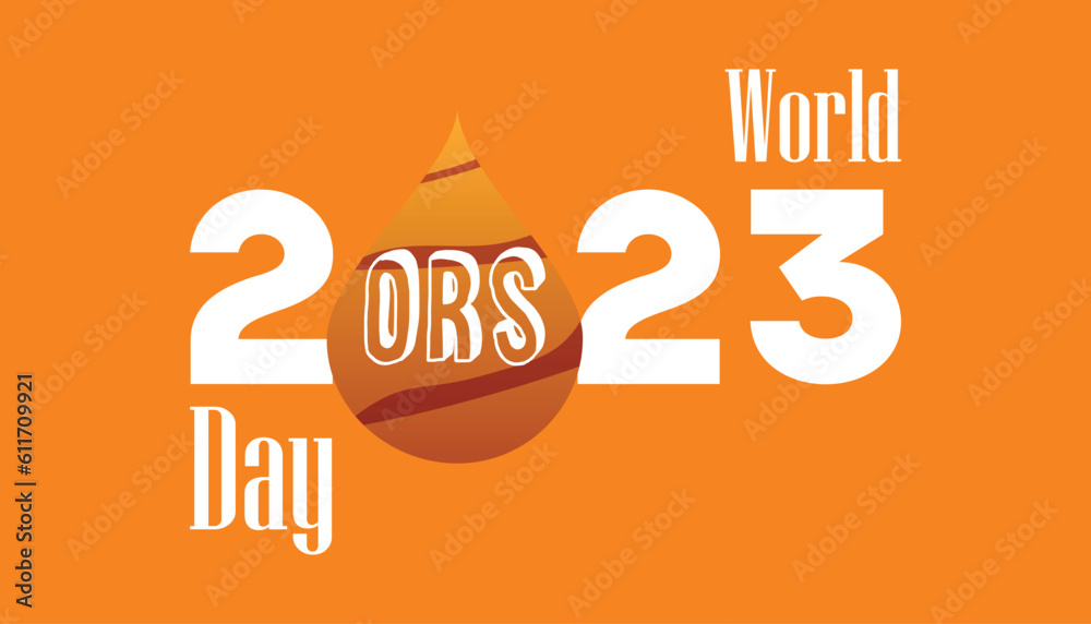 Vector illustration on the theme of World ORS day observed each year on July 29th worldwide.banner design template Vector illustration background design.