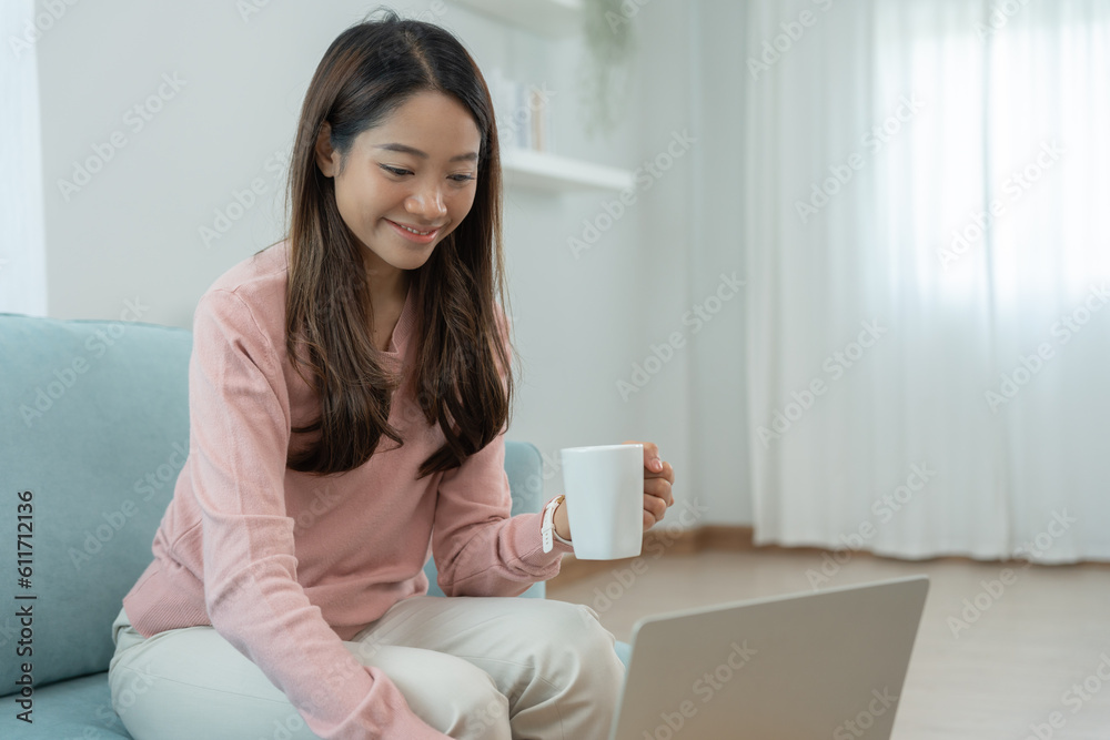 working woman, Portrait of smiling Asia girl in work clothes using laptop, sit at office and doing research, copy space, happy cheerful cute business, positive energy, Business plan, female executive working woman, Portrait of smiling Asia girl in work clothes using laptop, sit at office and doing research, copy space, happy cheerful cute business, positive energy, Business plan, female executive