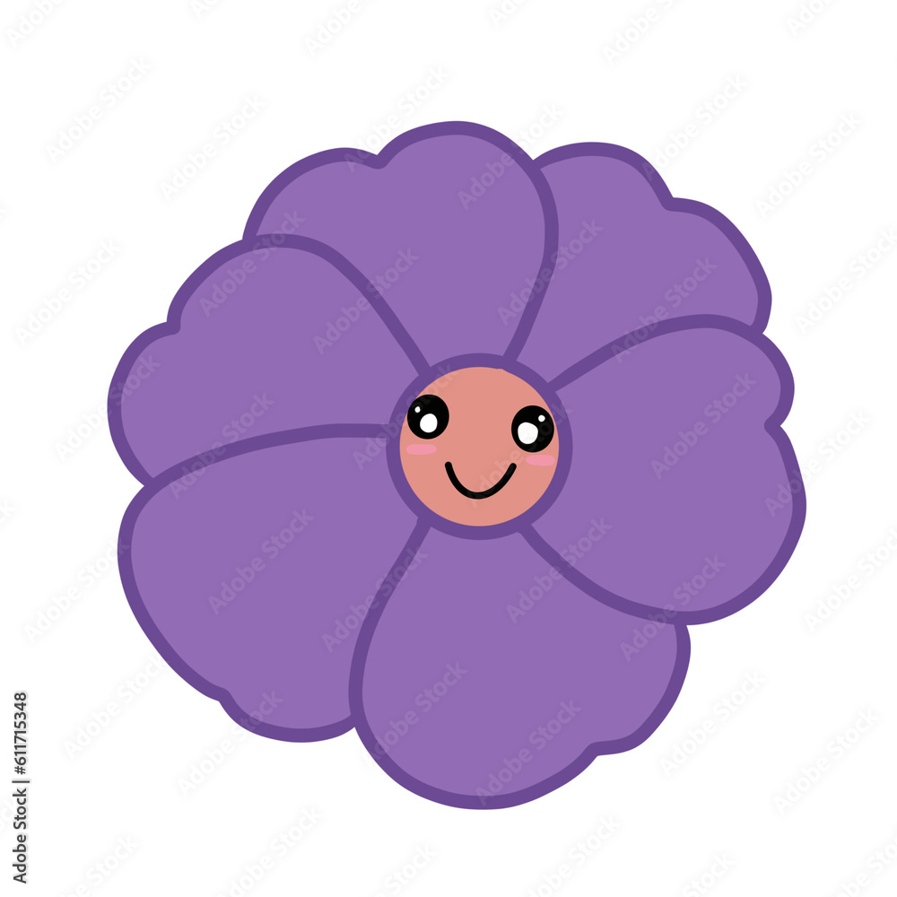 A flower that shows its expression and emotion in a cute way. A flower that shows its expression and emotion in a cute way.