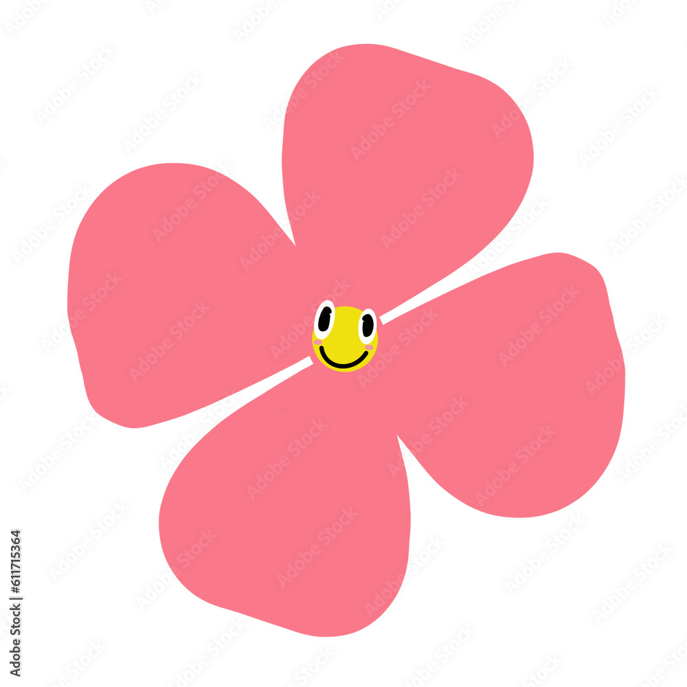 A flower that shows its expression and emotion in a cute way. A flower that shows its expression and emotion in a cute way.