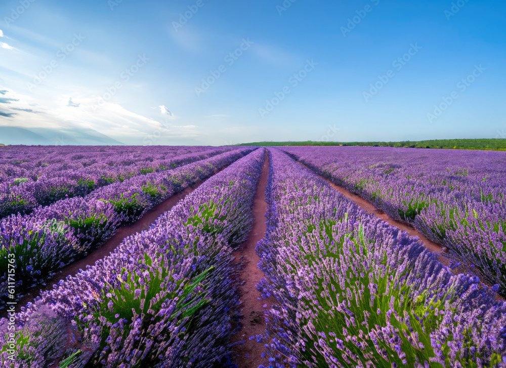 Fototapeta premium lavender field region