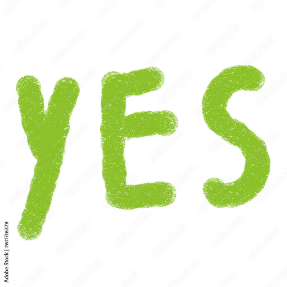text yes no yay cute handwriting, hand drawn lines english text, thank you text tag label for banner and website decoration text yes no yay cute handwriting, hand drawn lines english text, thank you text tag label for banner and website decoration