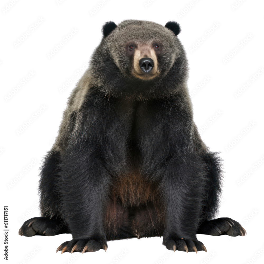 close up of a bear isolated on transparent background cutout close up of a bear isolated on transparent background cutout