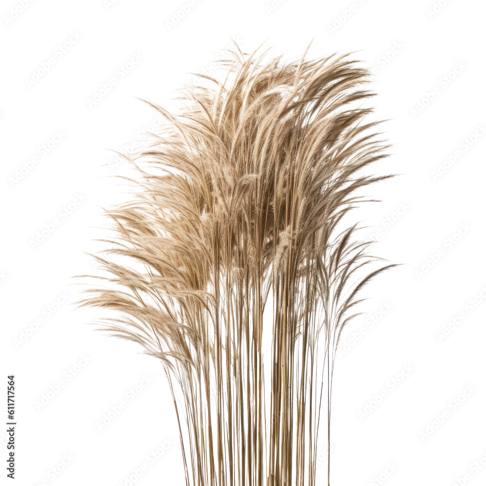 Fototapeta premium ears of wheat isolated on transparent background cutout