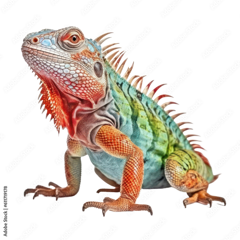 iguana isolated on transparent background cutout iguana isolated on transparent background cutout