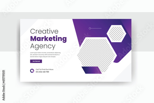 Creative Marketing agency YouTube thumbnail design 