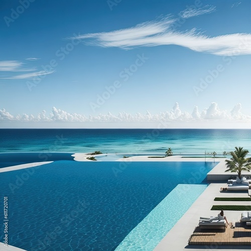 pool in resort