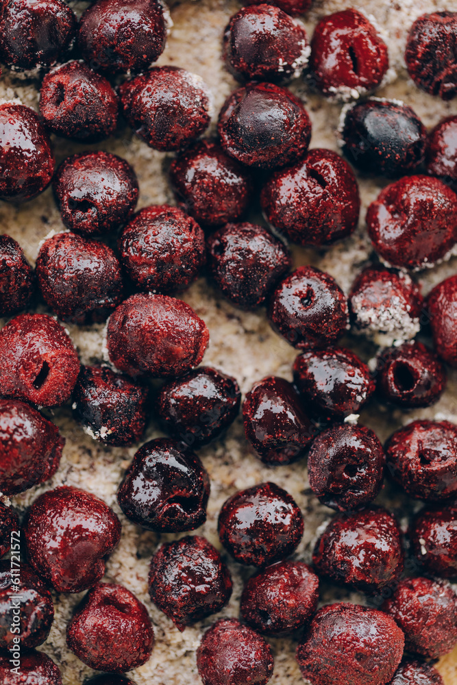 Cherry pie on the making Cherry pie on the making