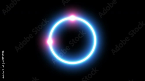 Pending loading neon HUD element pack – wiggling, loopable parts – 5 seconds each
