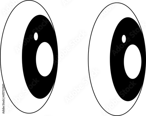 Cartoon eyes