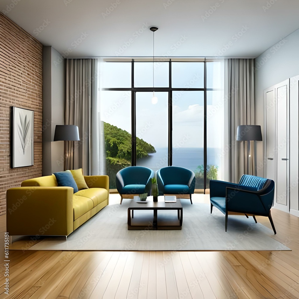 Fototapeta premium modern living room