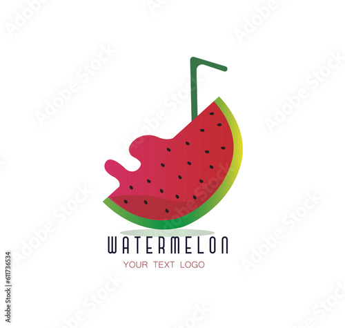 watermelon isolated on white background