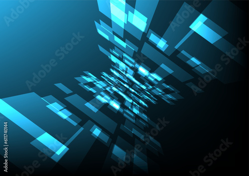 Speed light movement technology hitech modern background. Blue background futuristic. Effect line internet data. banner, poster, cover design