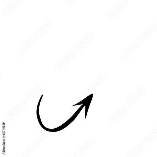 Hand Drawn Arrow Icon Vector