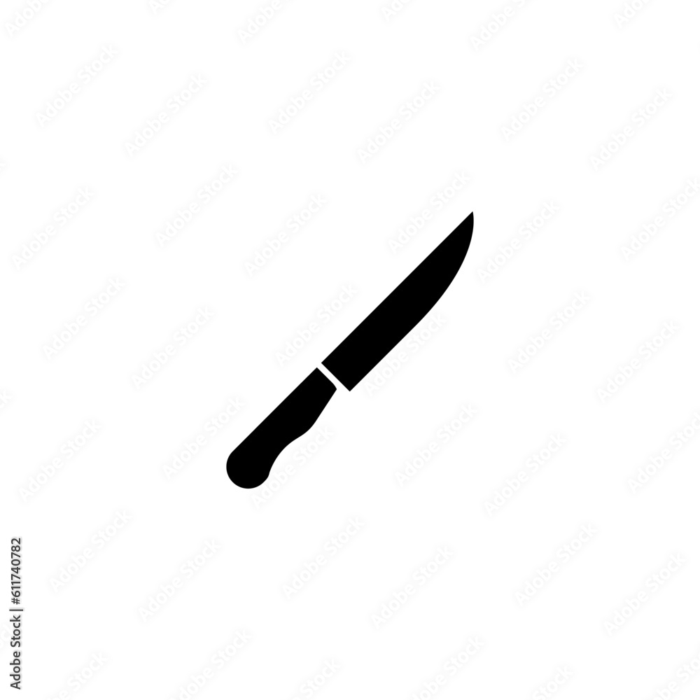 Knife icon isolated on white background Knife icon isolated on white background