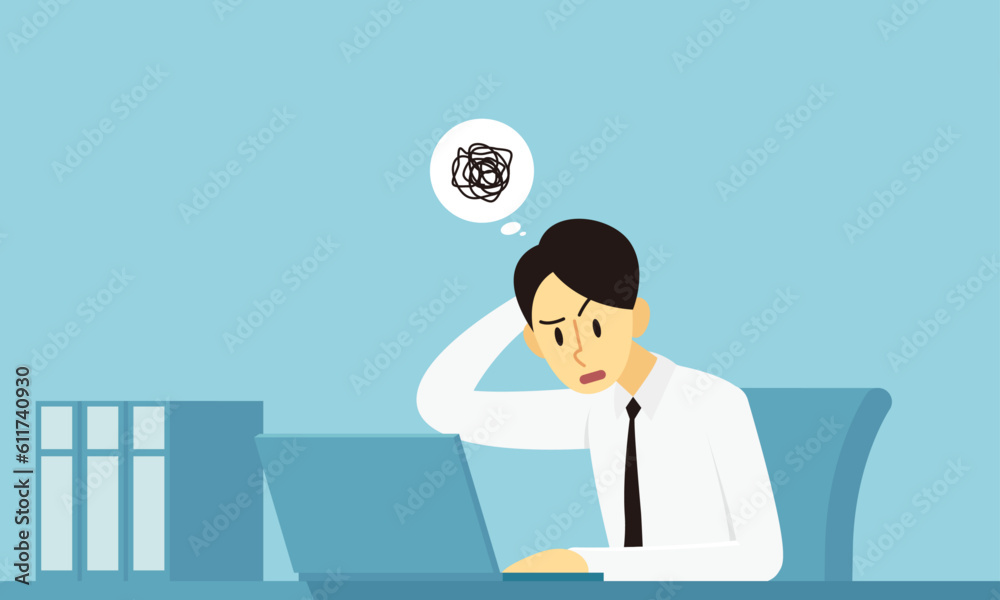 A day in the life of a businessman (office worker character design) A day in the life of a businessman (office worker character design)