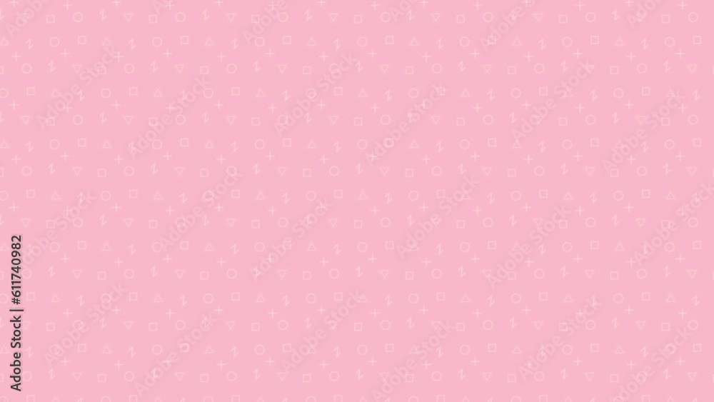 Simple geometric pattern animation background Simple geometric pattern animation background