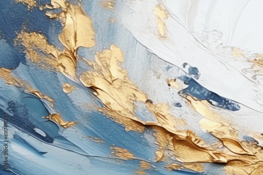 watercolor wallpaper with luxurious golden accents.generative ai