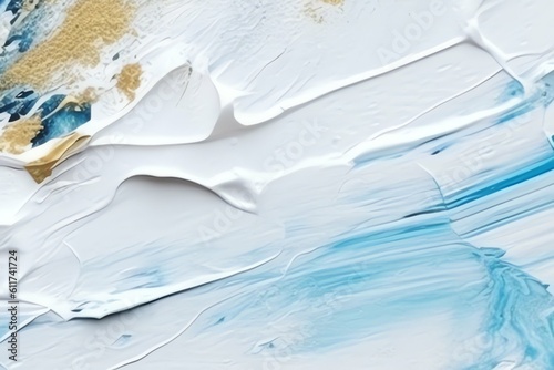 Wallpaper Mural watercolor wallpaper with luxurious golden accents.generative ai Torontodigital.ca
