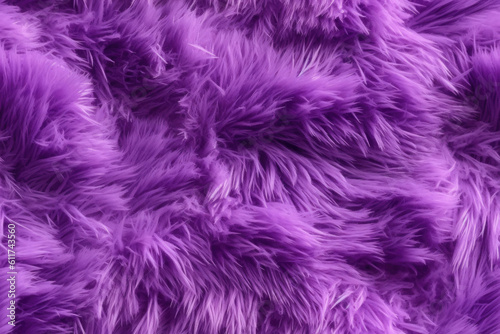 Nahtlos wiederholendes Muster - Violettes Flauschig weiches Fell oder Pelz Textur