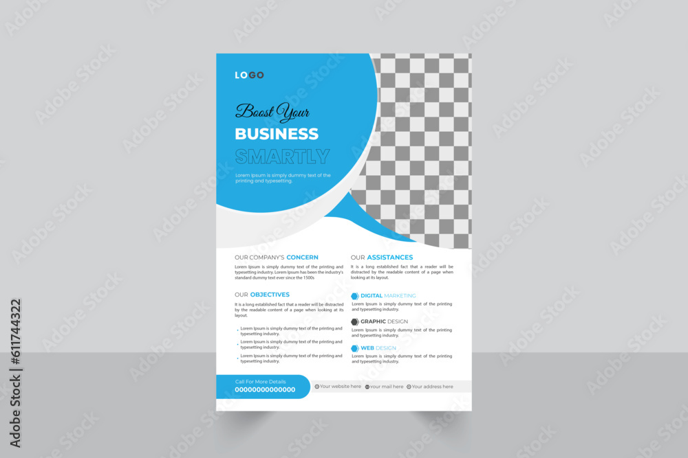 Corporate Business Flyer Template Vector Design For Your Business Advertisement Fully Editable Layered Organized