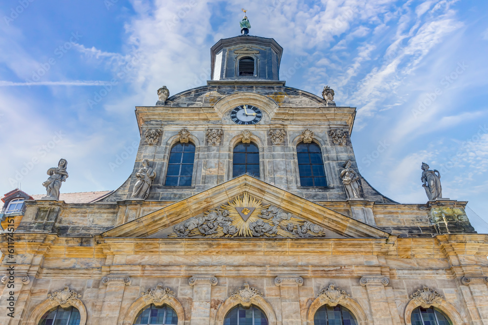 Spitalkirche in der Innenstadt von Bayreuth, Deutschland Spitalkirche in der Innenstadt von Bayreuth, Deutschland