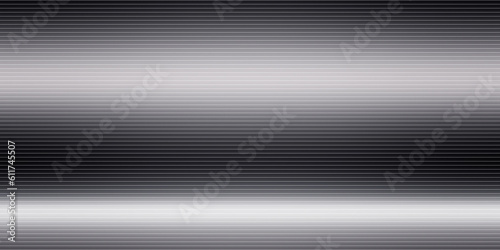 Large metal banner gray corrugated background 