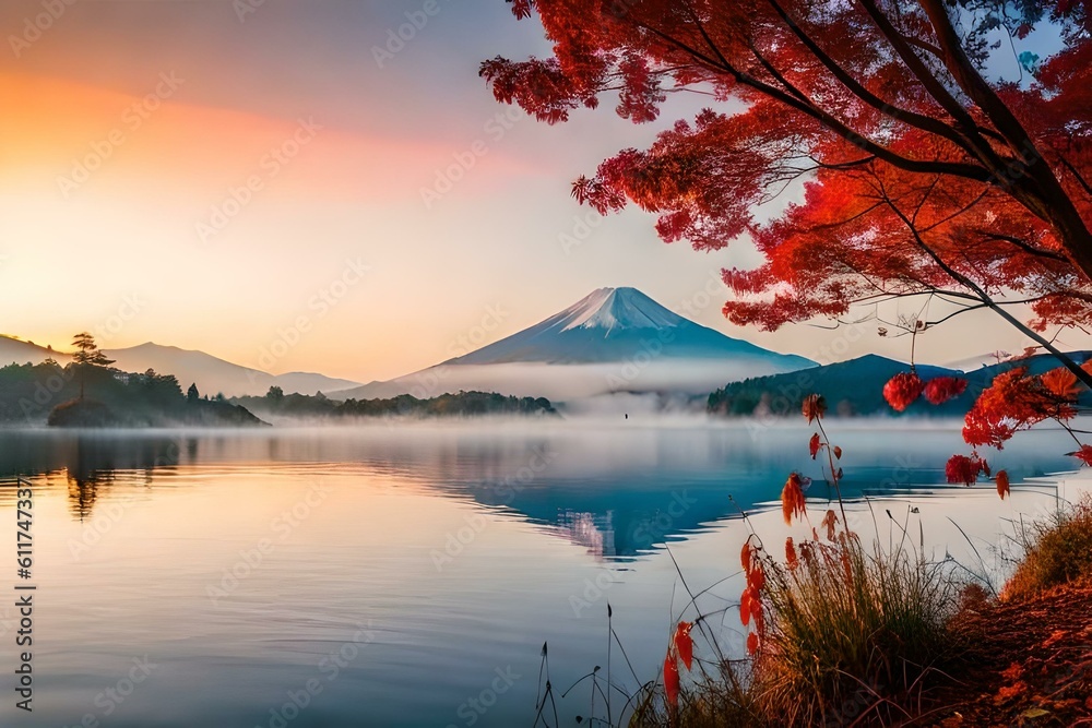 lake in the mountains