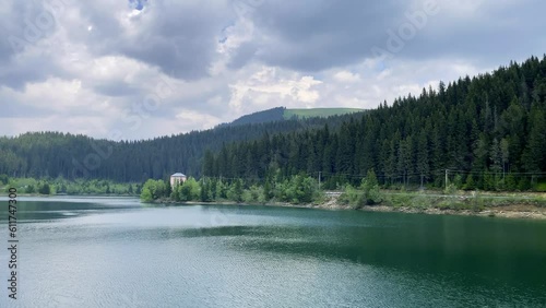 Lake Bolboci in Romania