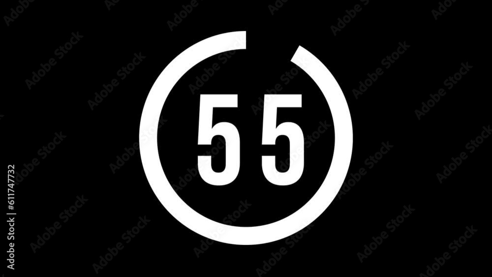 Alpha Channel Countdown Timer With Transparent Background Alpha Channel Countdown Timer With Transparent Background