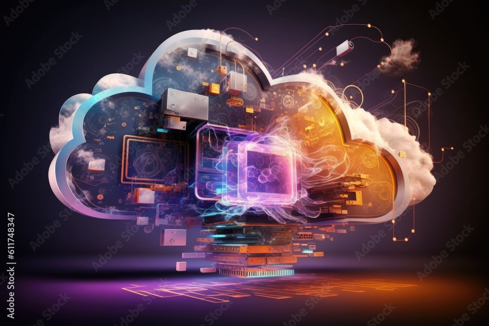 The concept of cloud computing and technology in the digital space